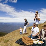 A family picnic on the Summit